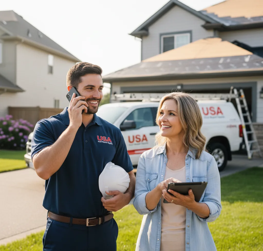 USA Roof Repair Experts customer support in Tatamy